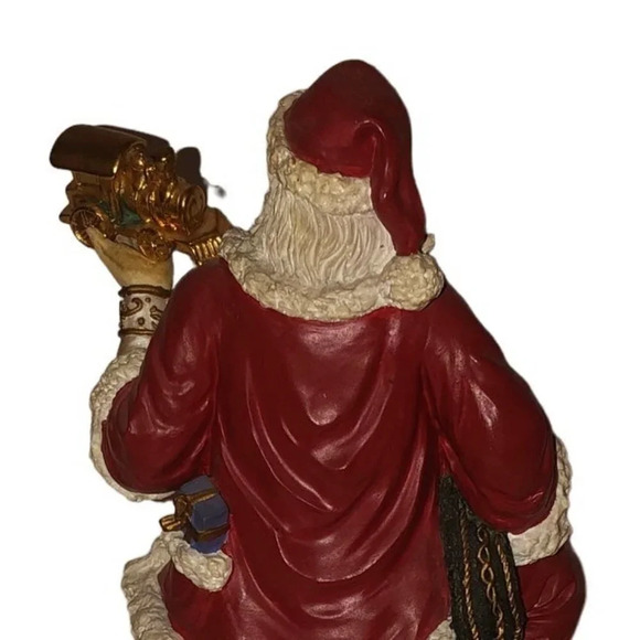 Vtg '93 Hamilton Collection 8.5" JOLLY OLD ST NICK Int'l Santa Figurine Collecti - Picture 8 of 11
